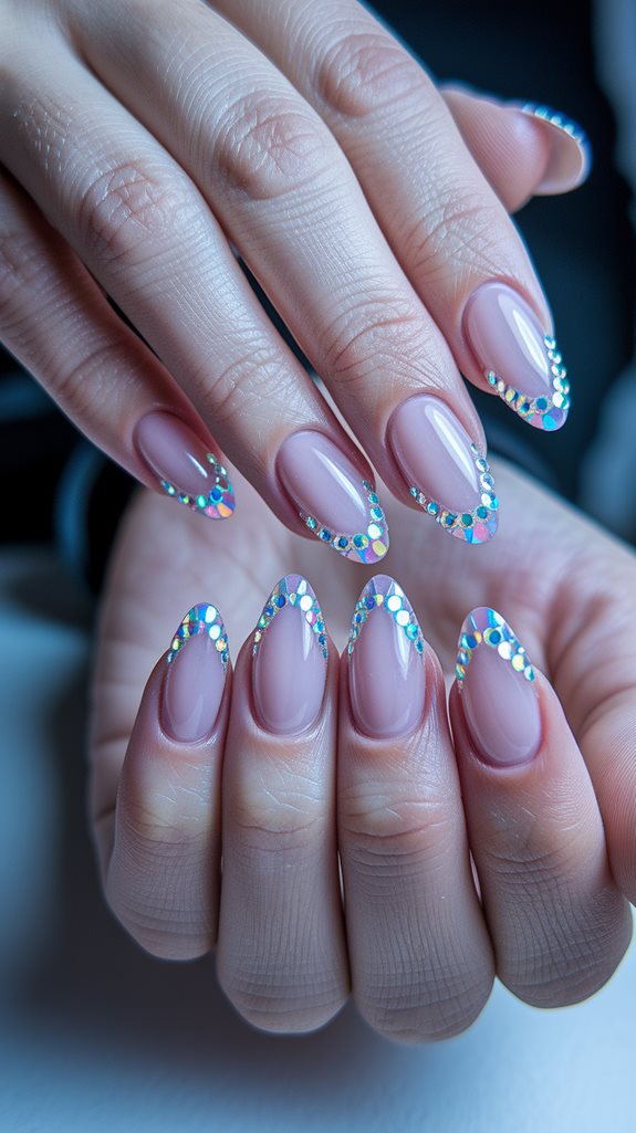 glamorous nail art design