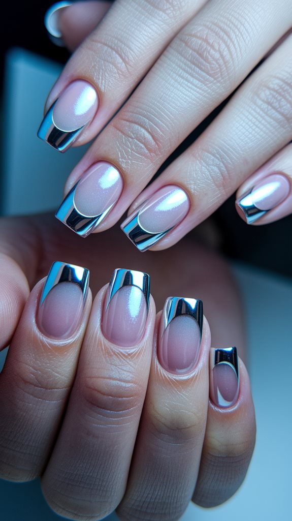 gradient metallic color shift