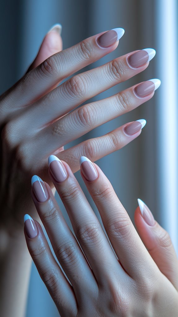 nude and white combination