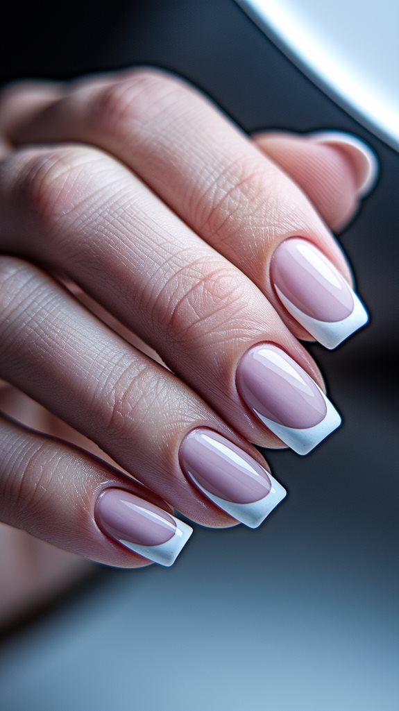 pink with white accents