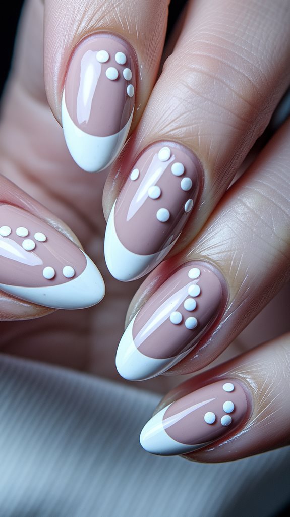playful manicure design idea