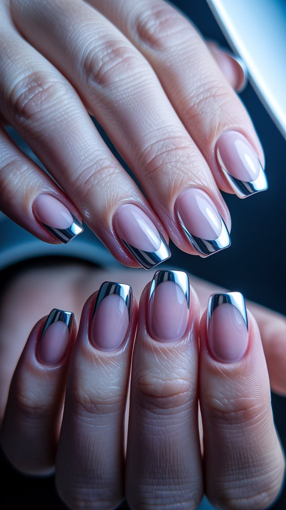sleek metallic design element