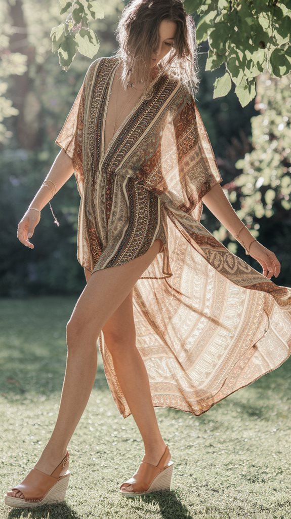 stylish bohemian romper outfit