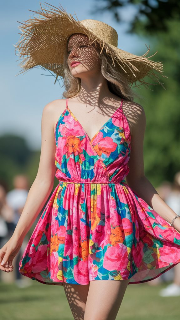 summer outfit with accessories