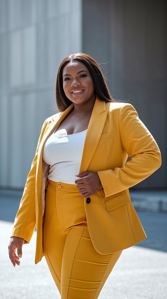 vibrant blazer casual top