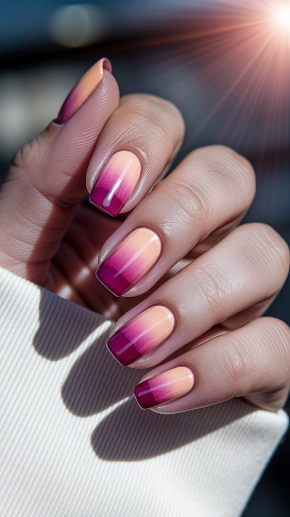 vibrant evening color transition