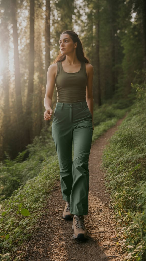 breathable flexible hiking pants