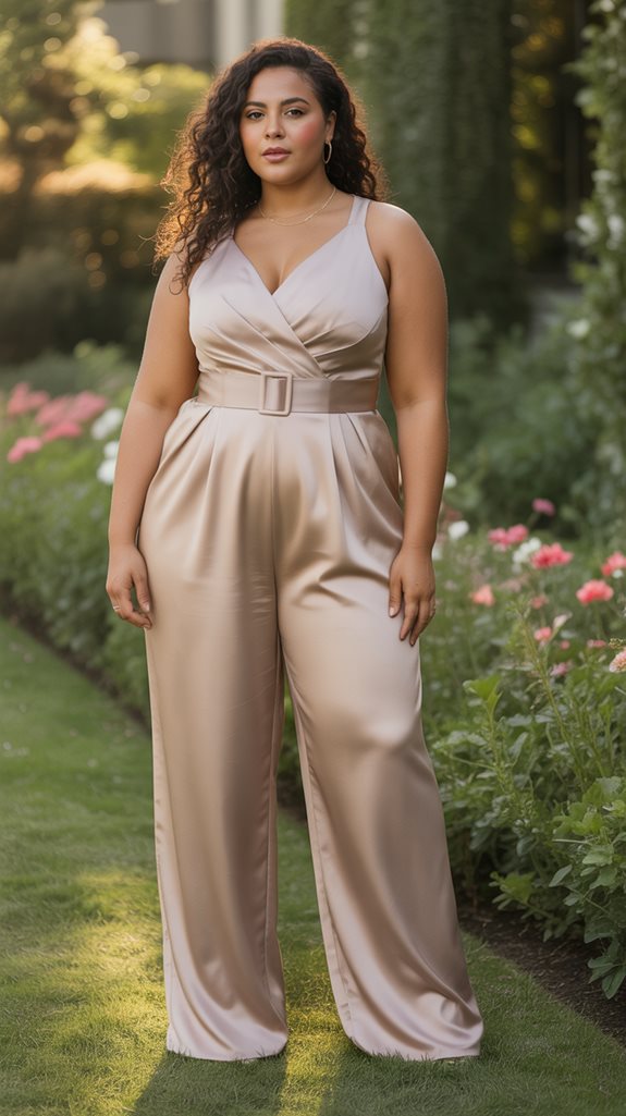 chic modern wedding jumpsuit