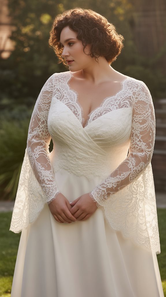 elegant lace sleeve styles