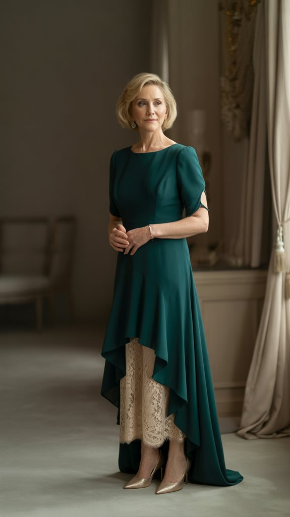 elegant modern high low dresses