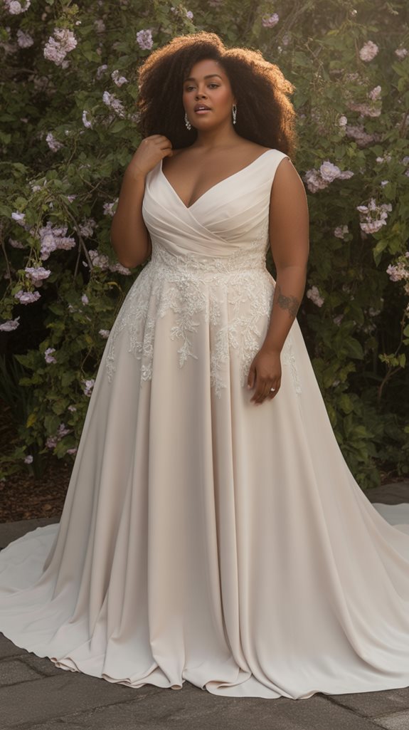 elegant plus size wedding dresses
