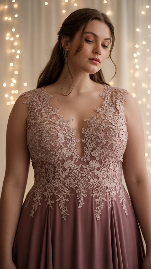 intricate plus size lace elegance