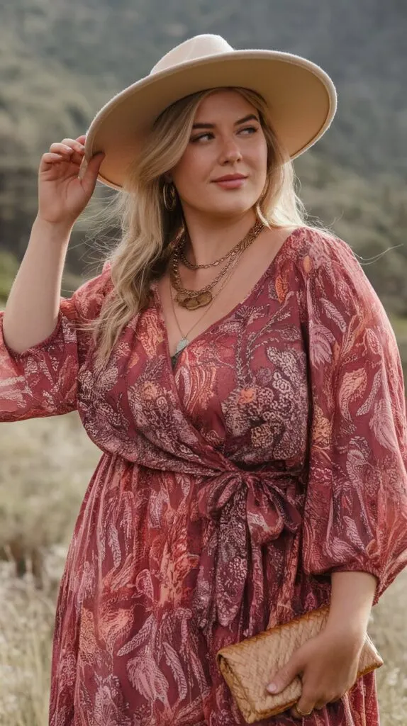 plus size boho outfits