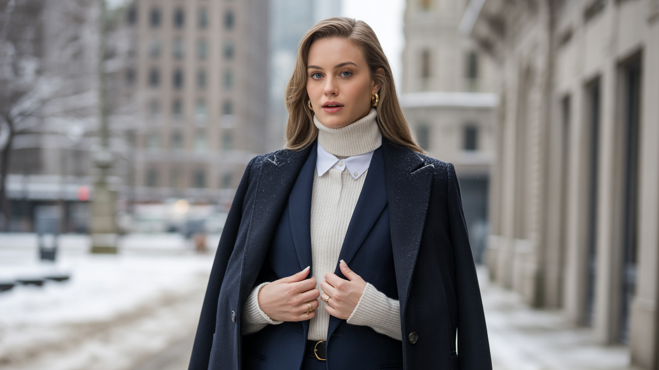 old money winter outfits for women