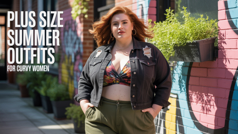 plus size edgy summer outfits for curvy women