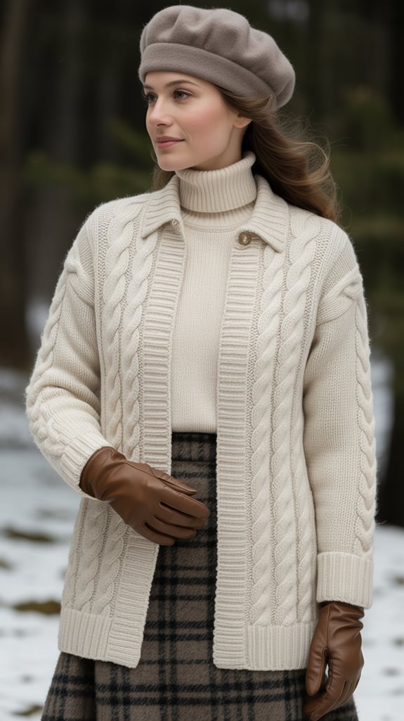 cozy luxury knit cardigans