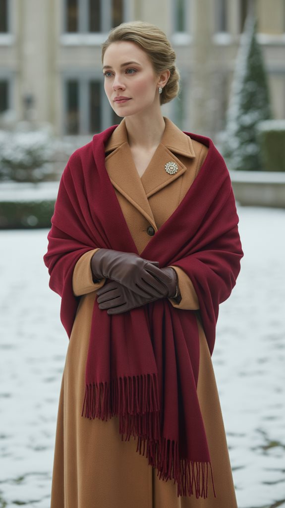 luxurious winter cashmere wraps