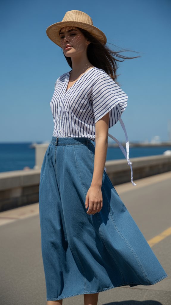 nautical stripes with elegance