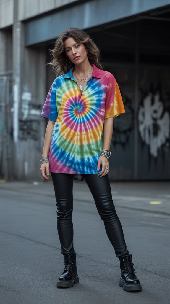 nostalgic tie dye with sophistication