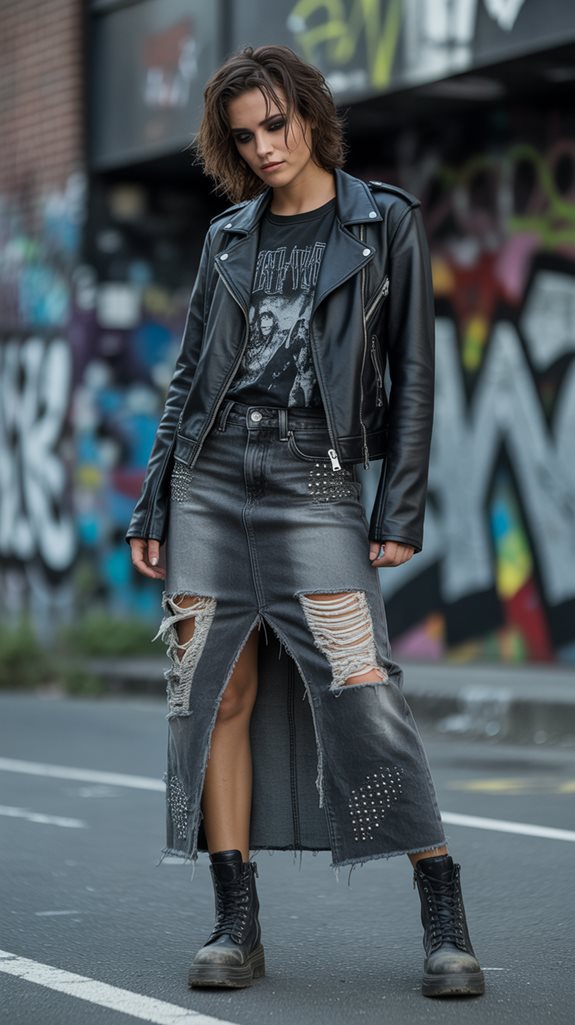 rebellious edgy rocker style