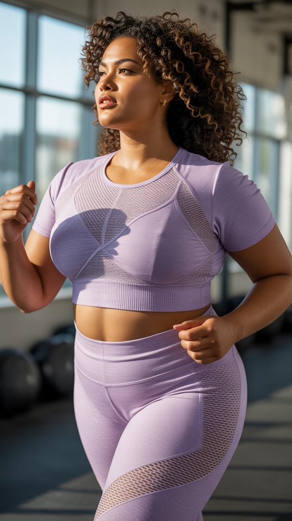 stylish ventilated activewear tops