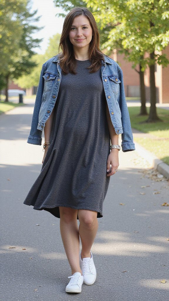 casual chic t shirt outfit