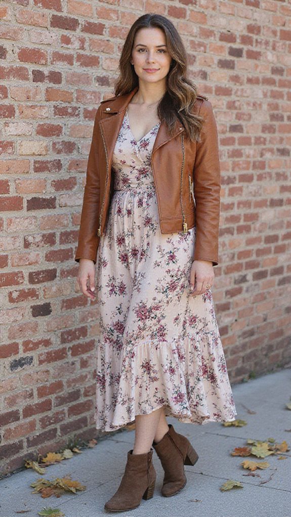 chic fall layering style
