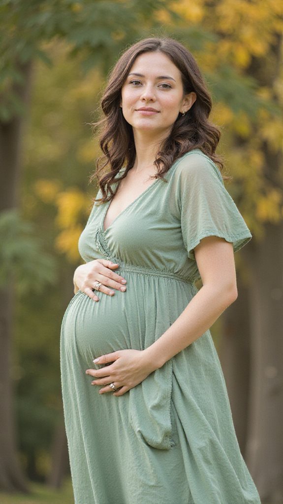 comfortable stylish maternity dress