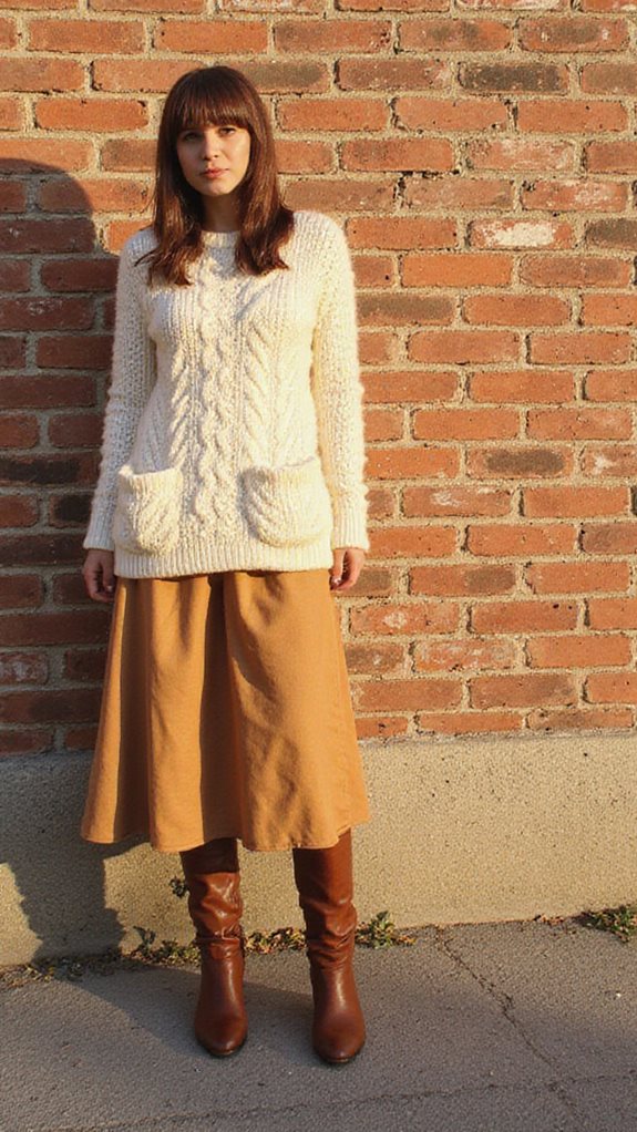 cozy fall fashion ensemble