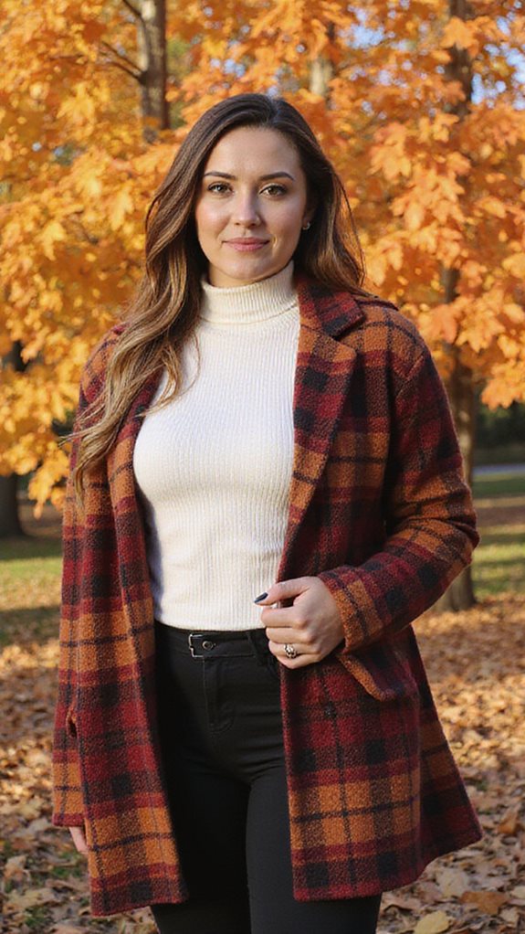 cozy layered winter outfit