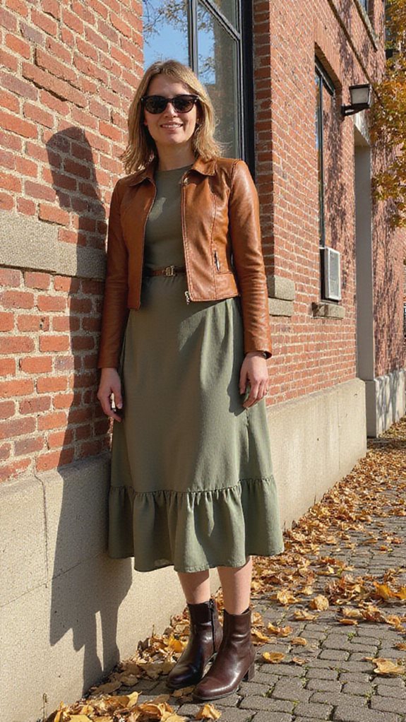 effortless tough feminine pairing