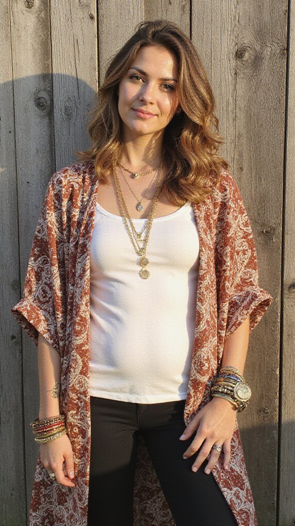 effortlessly chic kimono outfits