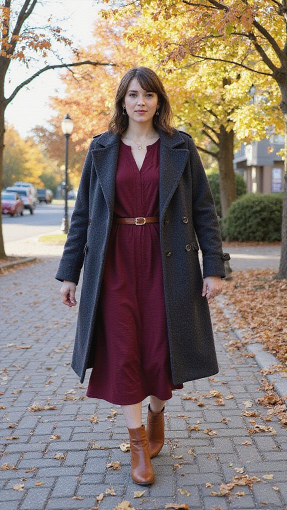 elegant autumn outfit combination