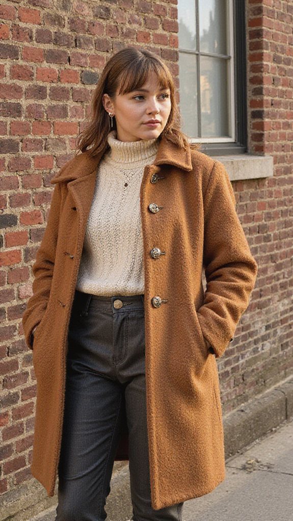 elegant wool coat ensemble