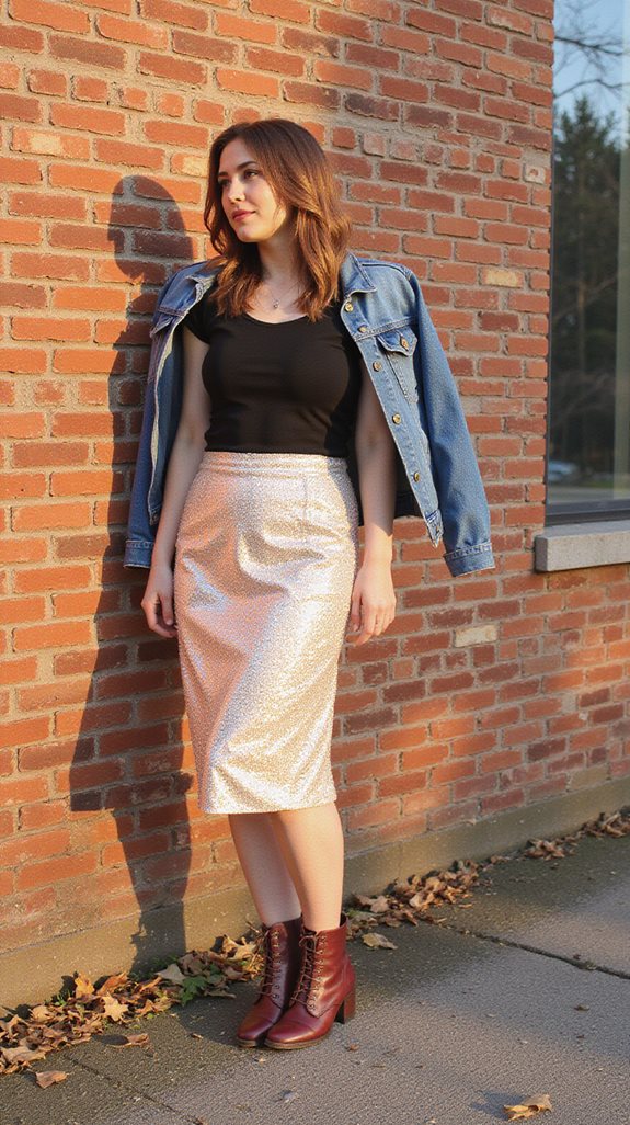glamorous casual outfit combination