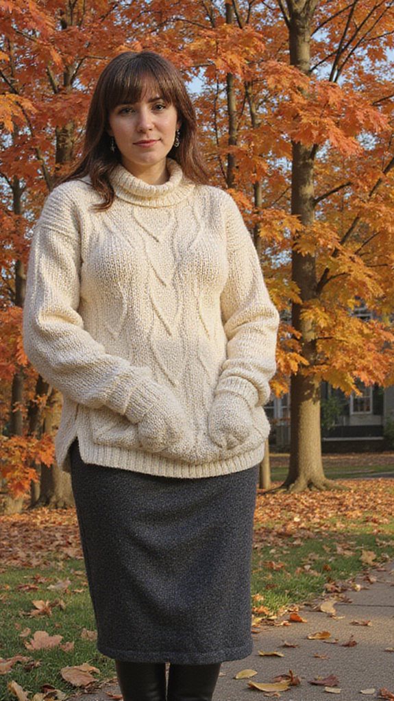 sophisticated autumn outfit pairing