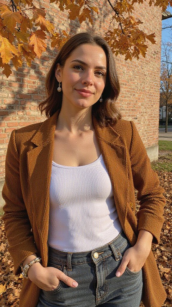 sophisticated fall layering style