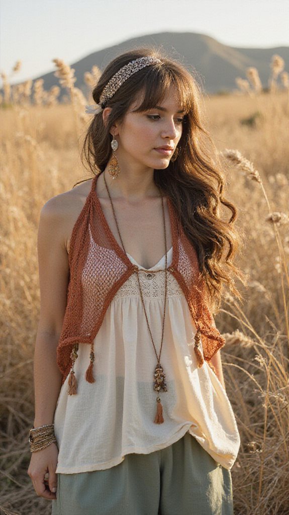 stylish layered tanks outfit