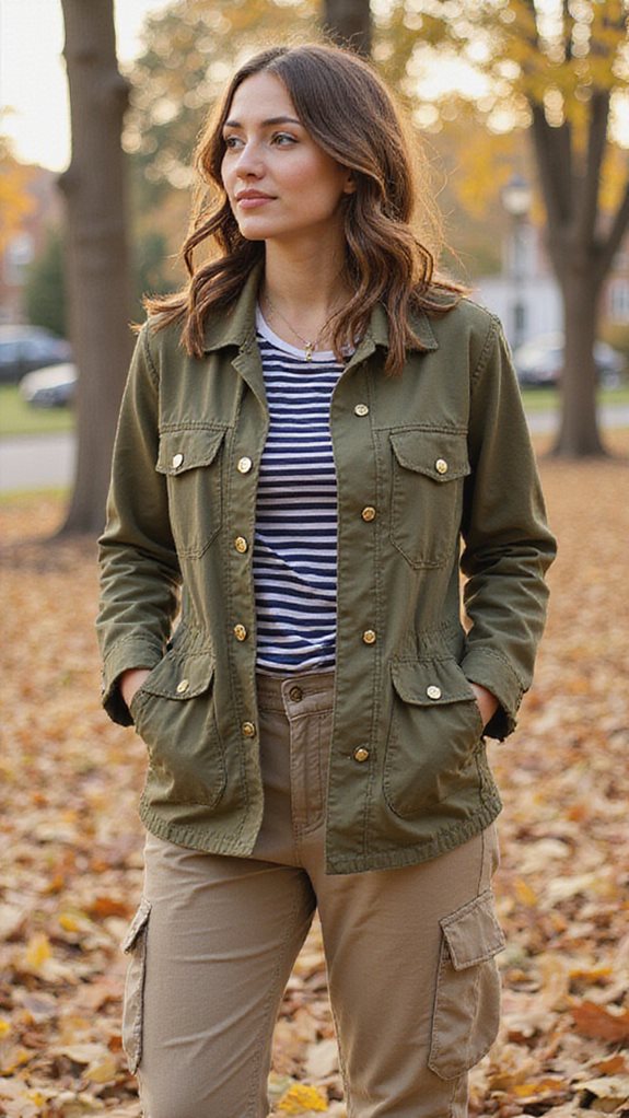utility jacket street style ensemble