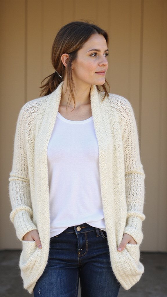versatile cardigan and jeans