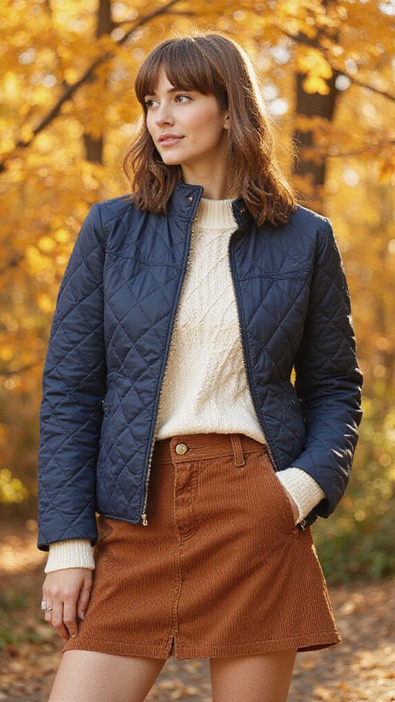 autumn layers with sophistication