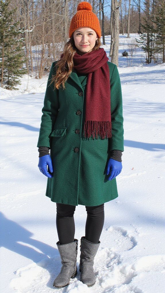 bold color block fashion