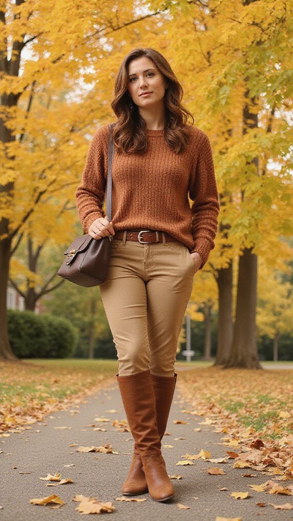 cohesive autumn color combinations