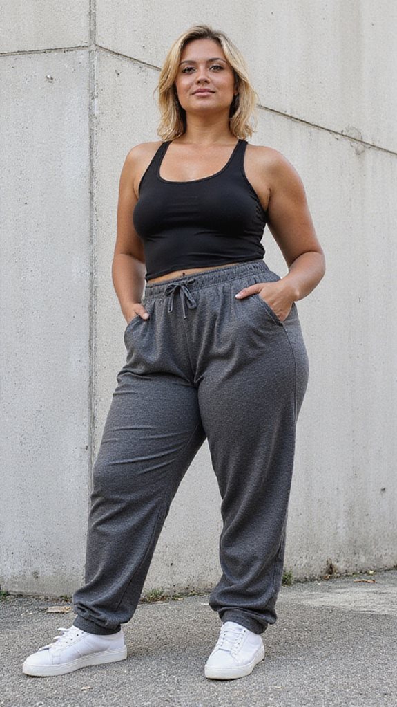 comfortable stylish athleisure outfit