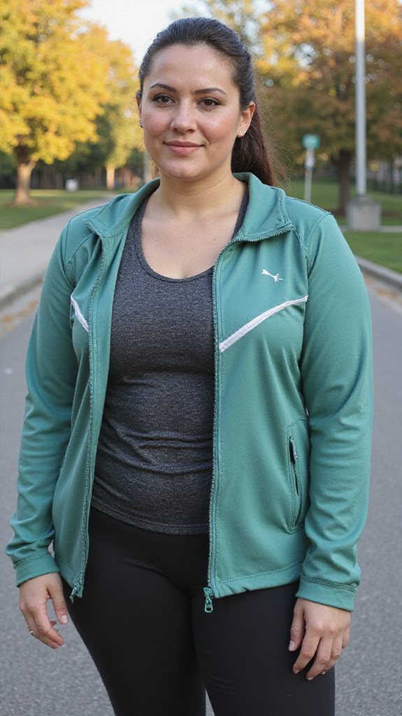 layered athletic tank jacket