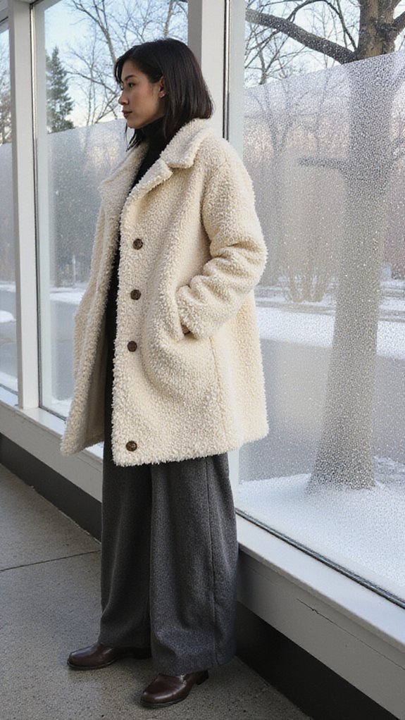 luxurious winter styling ensemble