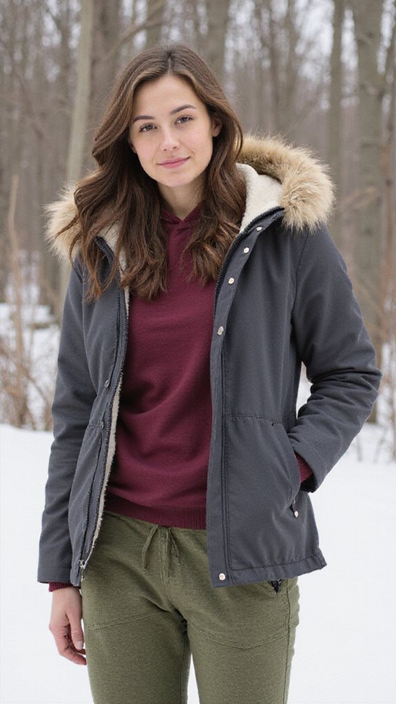 stylish warm winter outfit