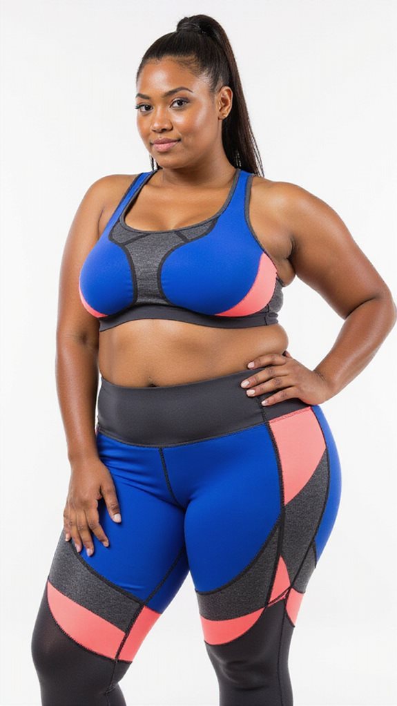 vibrant supportive workout apparel