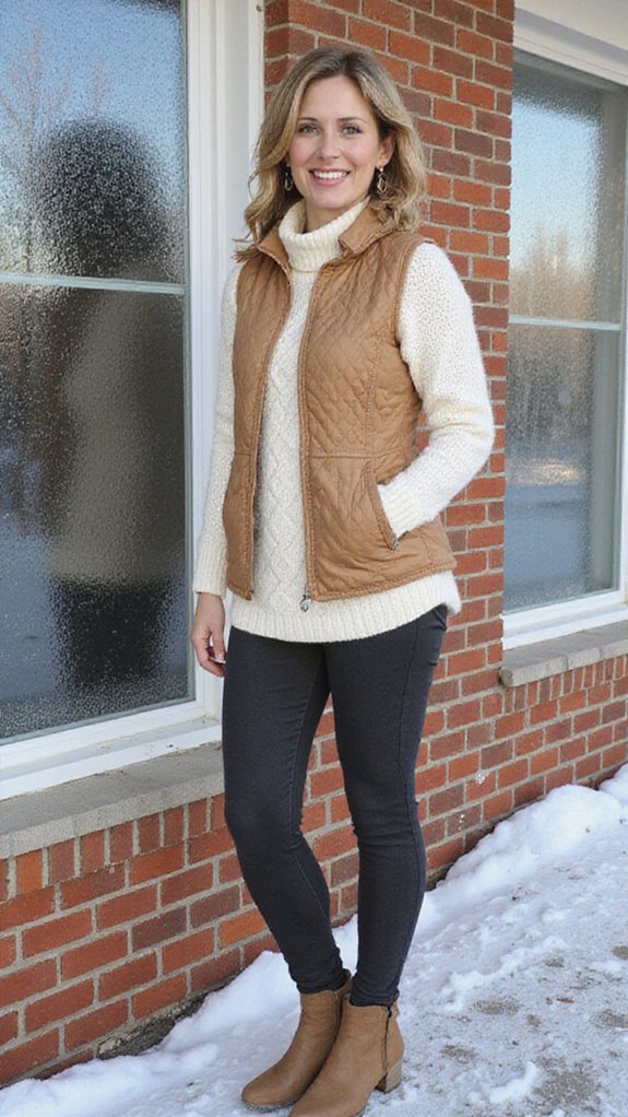 comfortable stylish layering outfit
