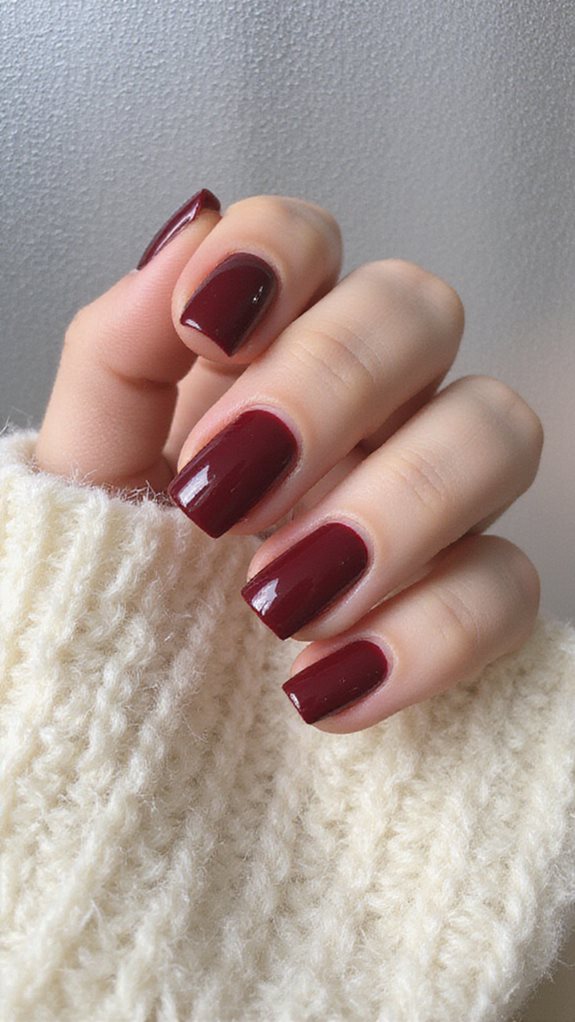 cranberry red gel application